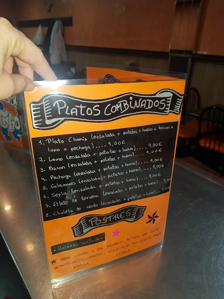 Menu_Bar Chomin_Santo Domingo de la Calzada_image_2