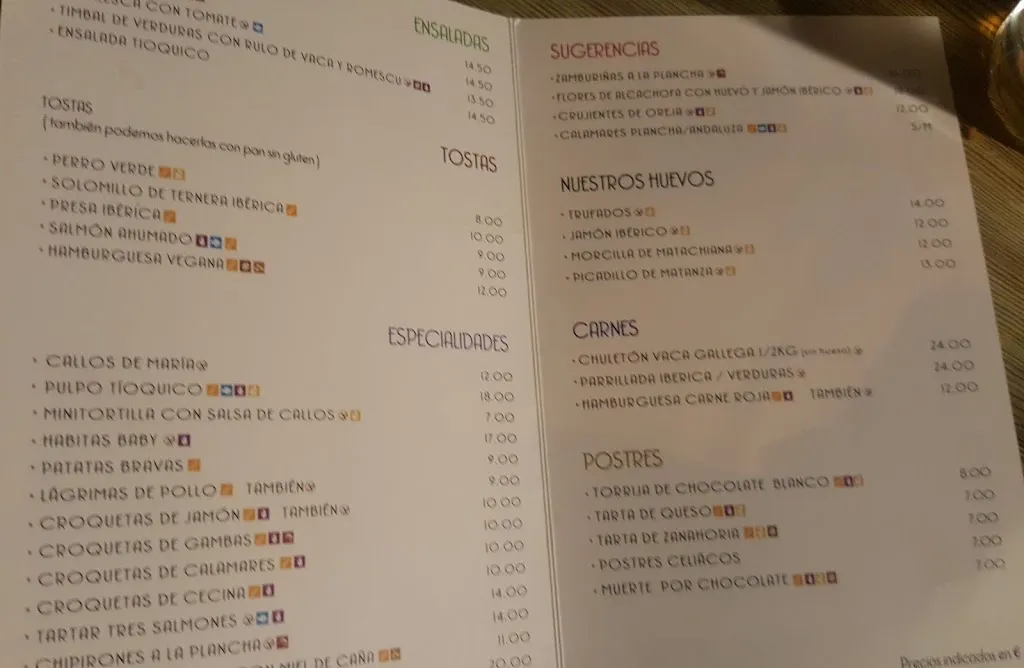 Menu_Meson el galle as bateas_Santo Domingo de la Calzada_image_3