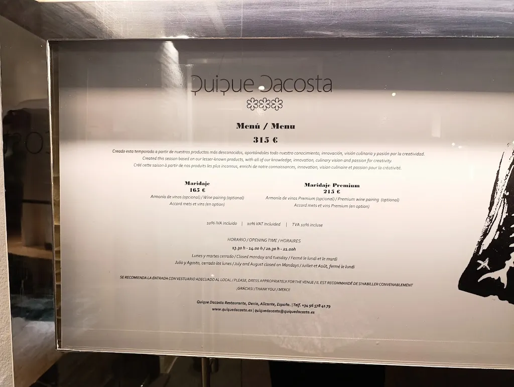 Menu_Restaurant Quique Dacosta_Denia_image_1