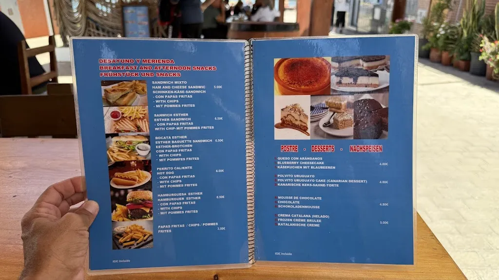 Menu_Bar Restaurante Esther_Aldea de San Nicolás La_image_3