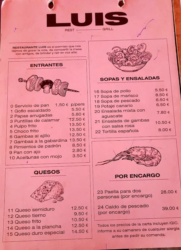 Menu_Restaurante Grill Luis_Aldea de San Nicolás La_image_2