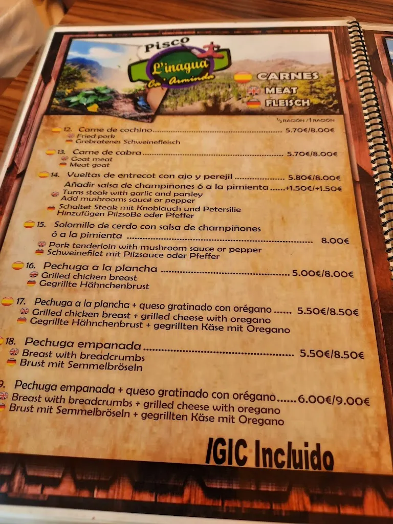 Menu_Pisco L'inagua._Aldea de San Nicolás La_image_1