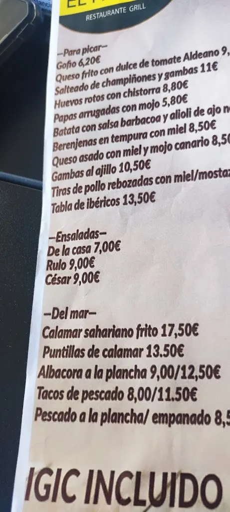Menu_Restaurante Grill El Palmito._Aldea de San Nicolás La_image_4