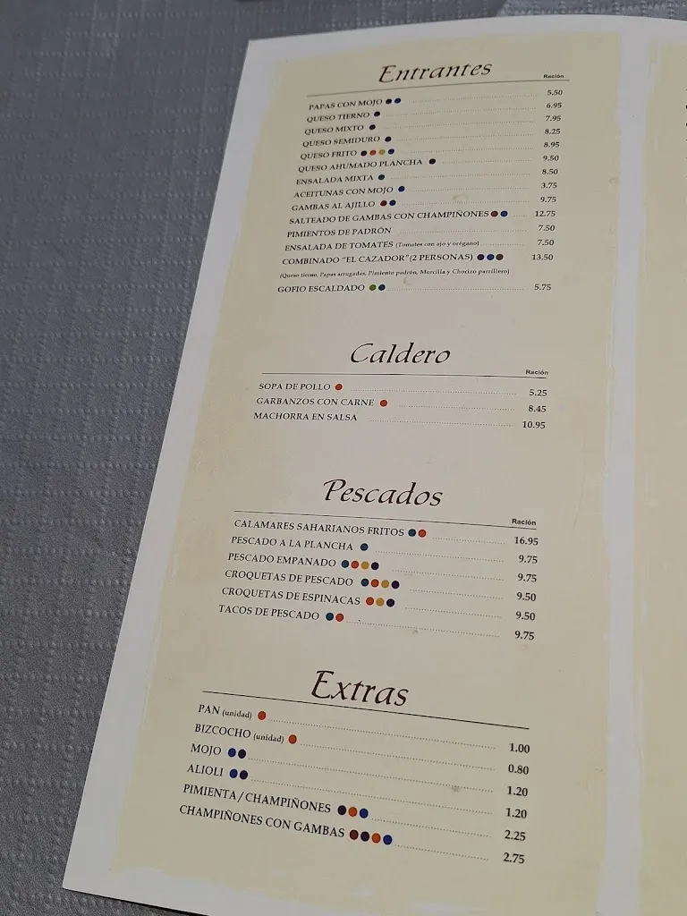 Menu_RESTAURANTE GRILL DONDE JOSE *El CAZADOR*_Agüimes_image_1