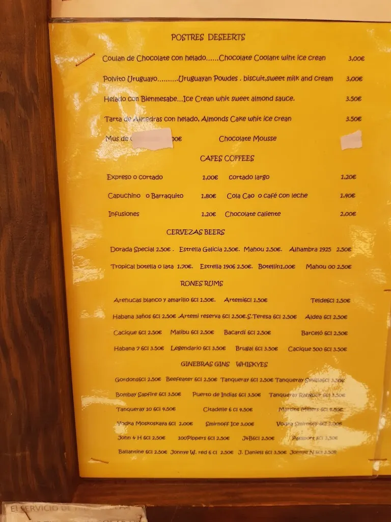 Menu_Cafe Bar La Juventud_Agüimes_image_4