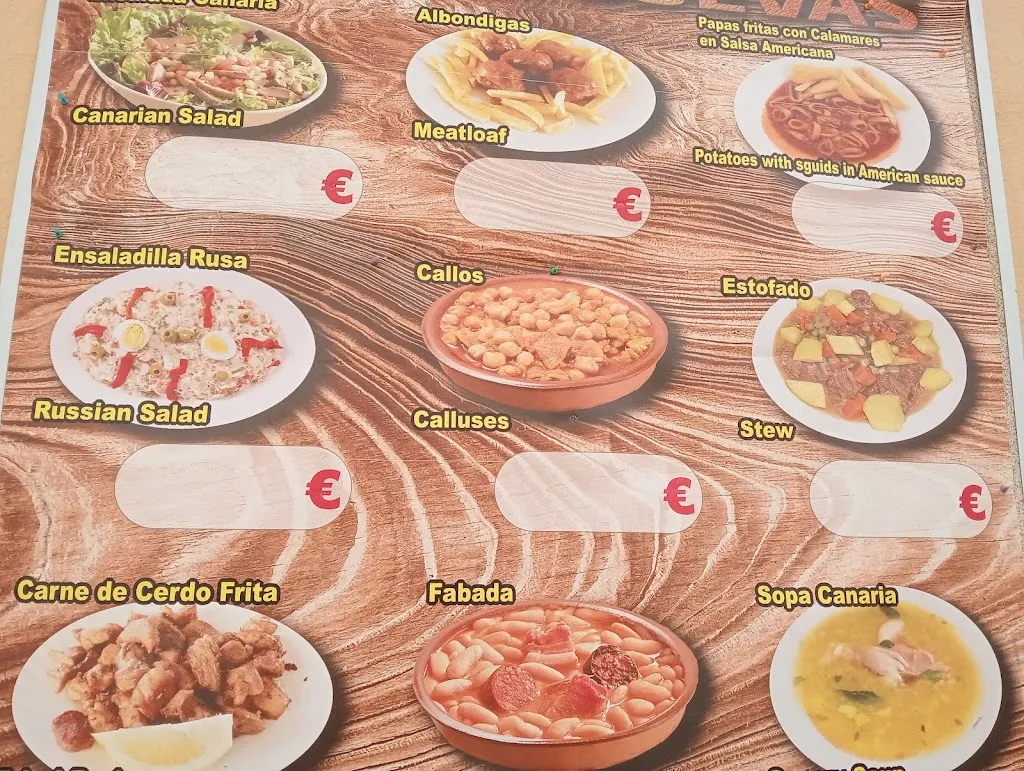 Menu_Bar Las Cuevas_Agüimes_image_1