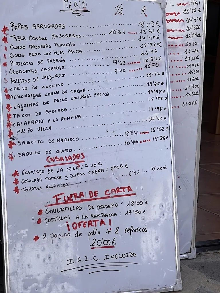 Menu_La Casa del Queso_Betancuria_image_1