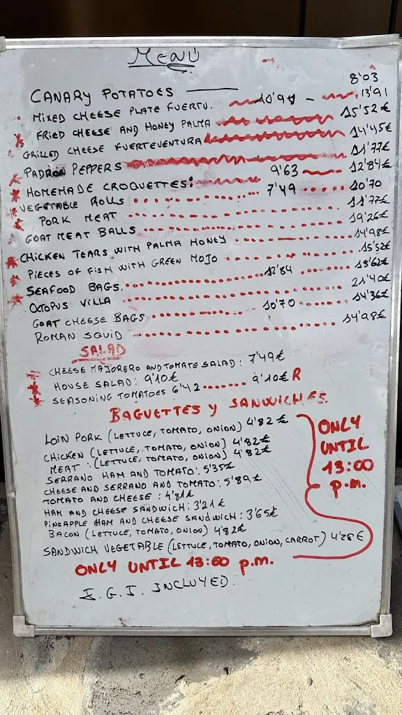 Menu_La Casa del Queso_Betancuria_image_2