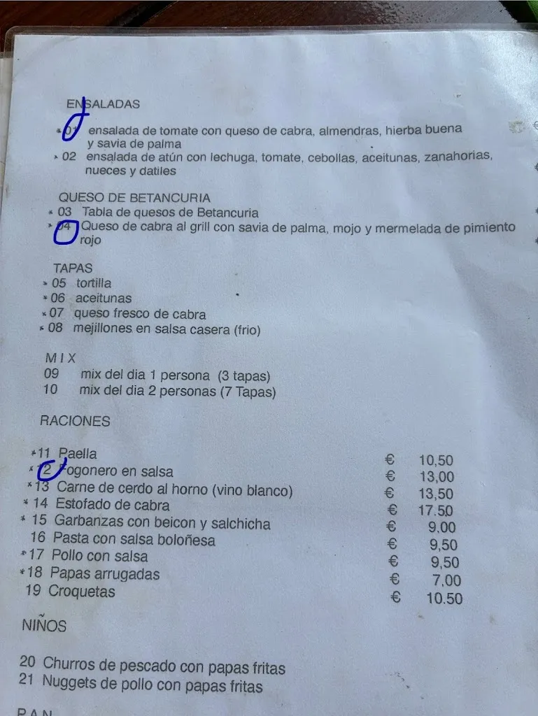 Menu_Bodegon Don Carmelo_Betancuria_immagine_3