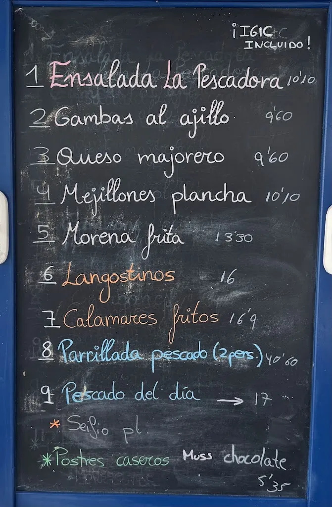 Menu_La Pescadora Ajuy_Betancuria_image_2