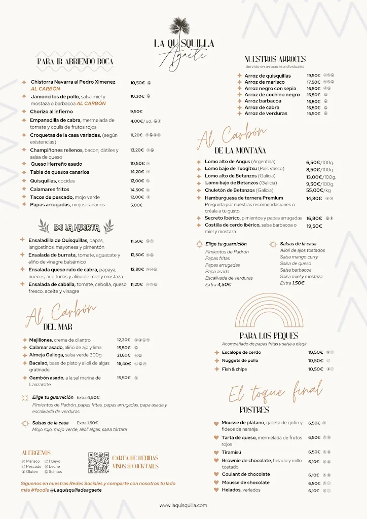 Menu_La Quisquilla de Agaete_Agaete_image_1