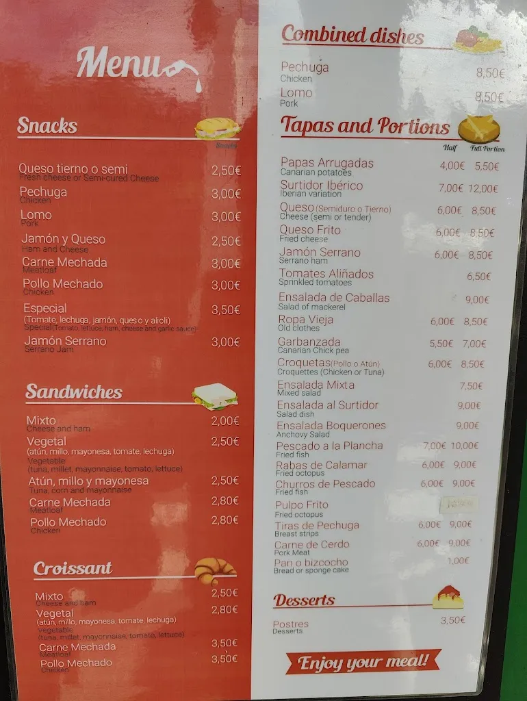 Menu_El Surtidor tapas_Agaete_image_1