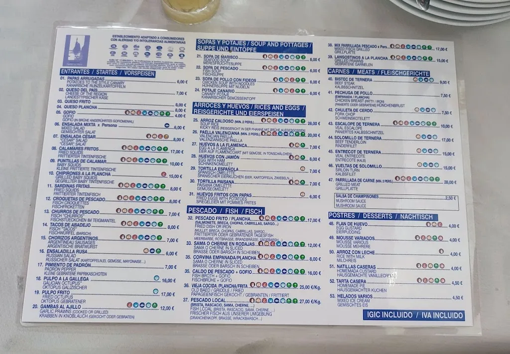 Menu_Restaurant El Dedo de Dios_Agaete_image_1