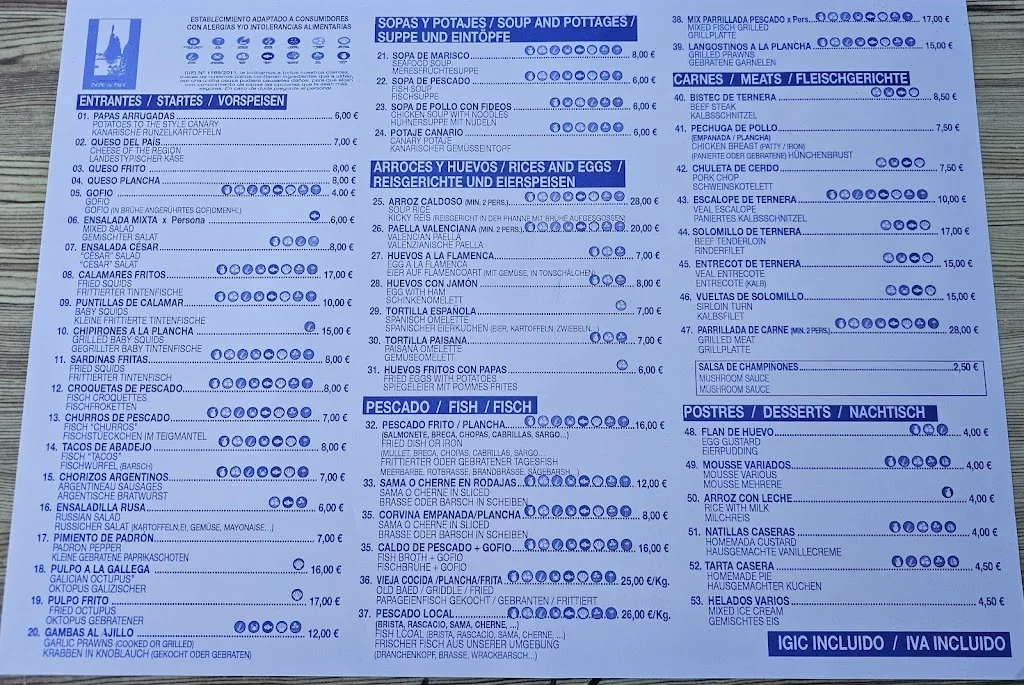 Menu_Restaurant El Dedo de Dios_Agaete_image_2