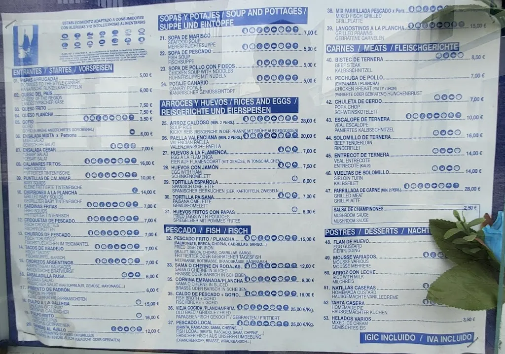 Menu_Restaurant El Dedo de Dios_Agaete_image_4