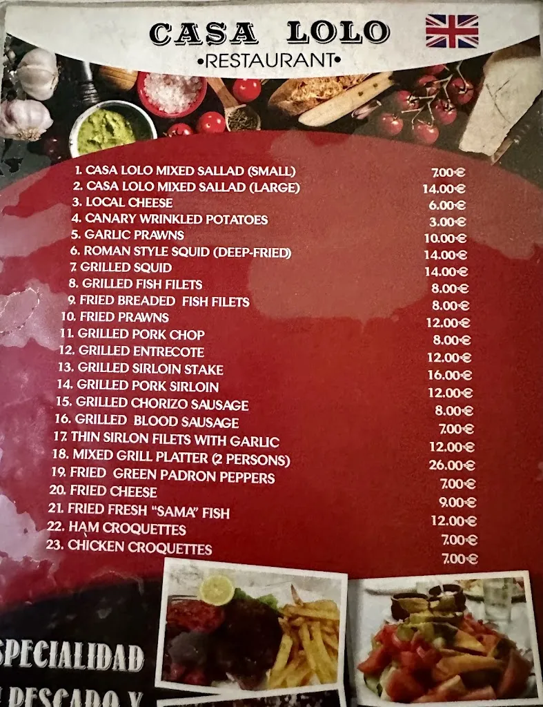 Menü_Restaurante Casa Lolo_Agaete_Bild_3