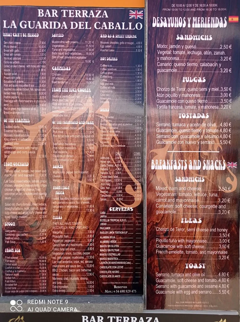 Menu_La Guarida Del Caballo_Agaete_image_2