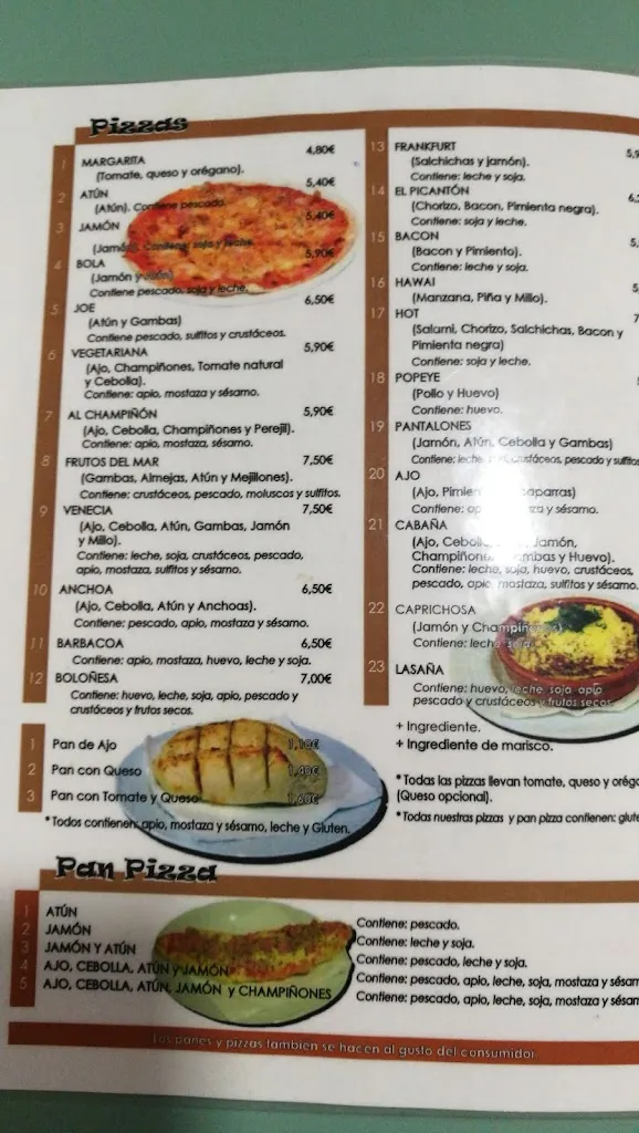 Menu_Pizzeria - Piscolabis La Cabaña_Agaete_image_3