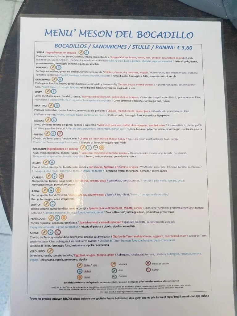 Menu_Meson del Bocadillo Agaete_Agaete_immagine_2
