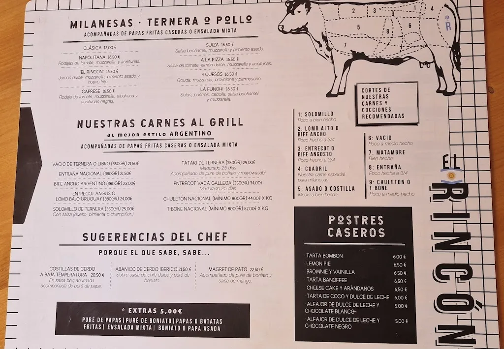 Menu_El Rincón - Restobar Argentino_Corralejo_image_2