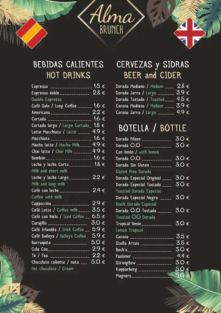 Menu_ALMA BRUNCH_Corralejo_image_1