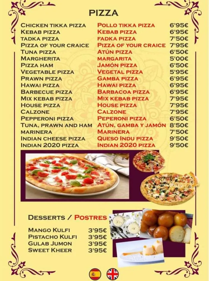 Menu_Indian 2020 restaurant_Corralejo_image_4