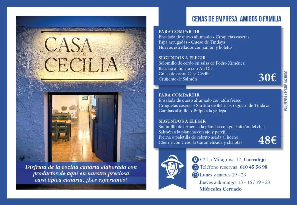 Menu_Restaurante Casa Cecilia_Corralejo_image_1