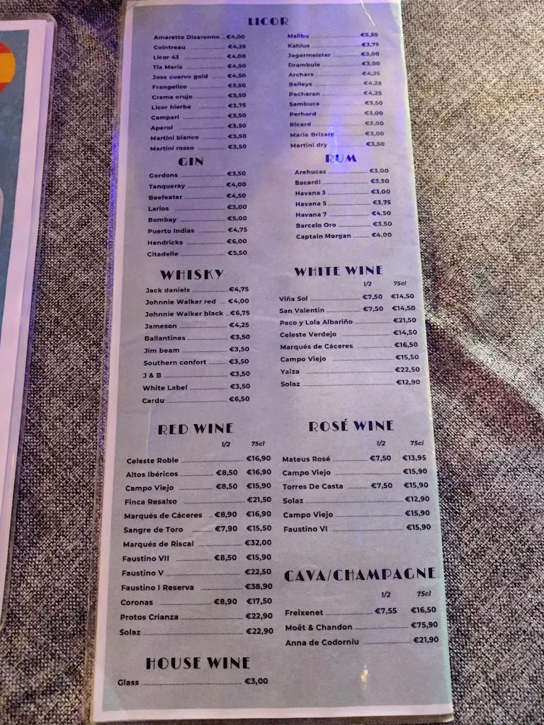 Menu_Recoveco Steak House_Corralejo_image_4