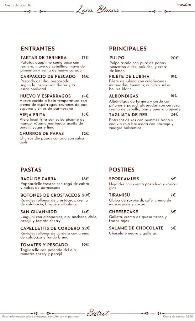 Menu_L'Oca Blanca_Corralejo_image_1