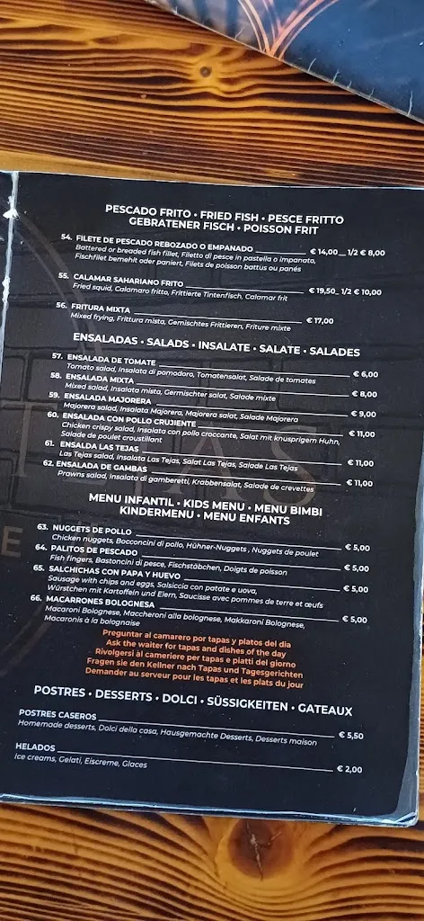 Menu_Mesón Las Tejas_Corralejo_image_1