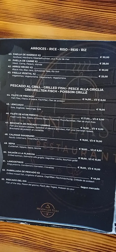 Menu_Mesón Las Tejas_Corralejo_image_2