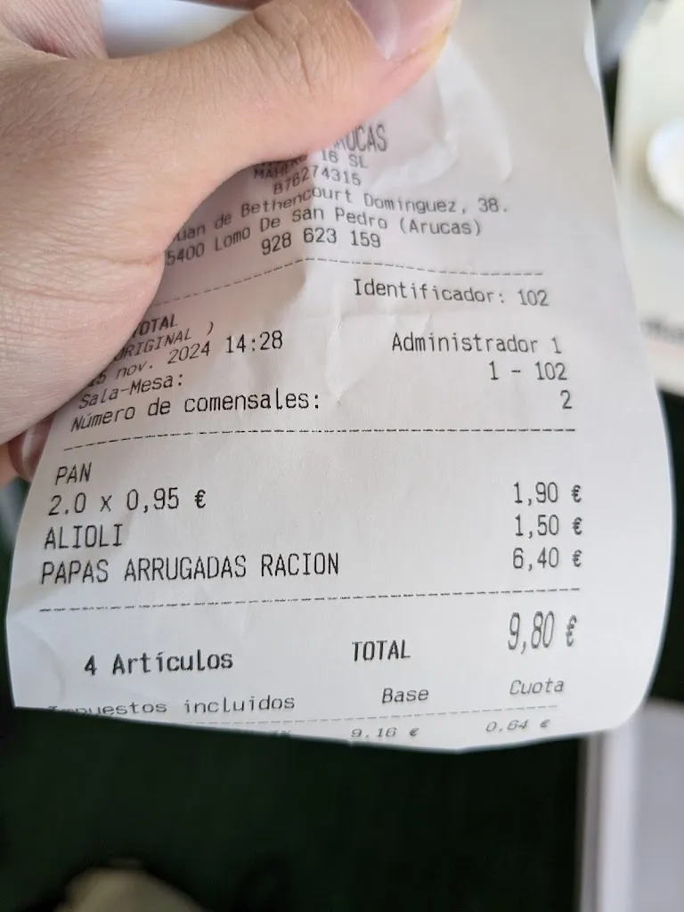 Daniel Loffler_Restaurante De Enyesque Arucas_Arucas_recensione