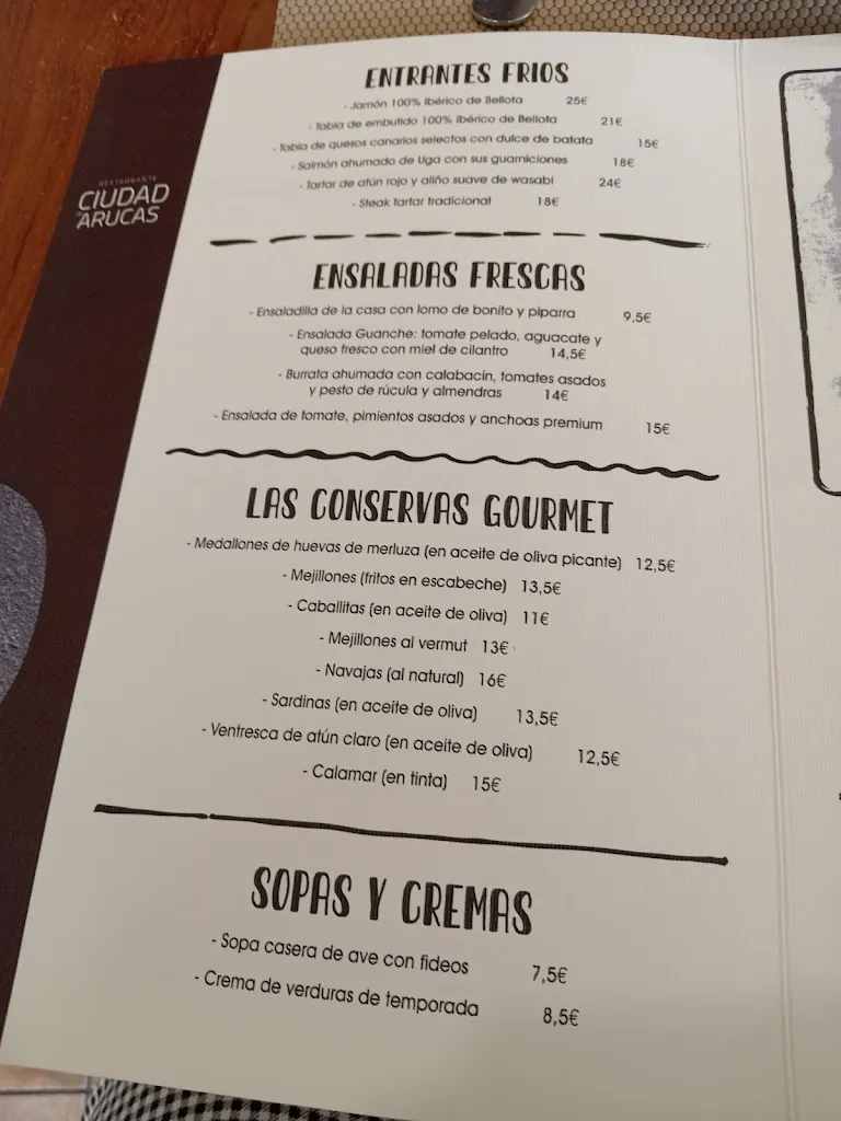Menu_Restaurante Ciudad de Arucas_Arucas_image_2