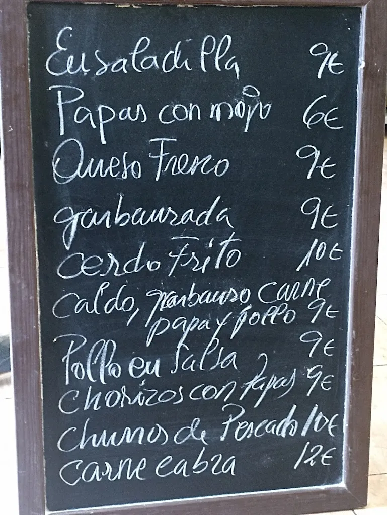 Menu_la choza del papeo_Arucas_image_1