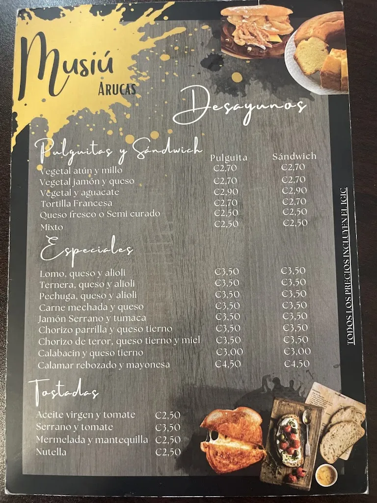 Menu_Musiu Arucas_Arucas_immagine_2