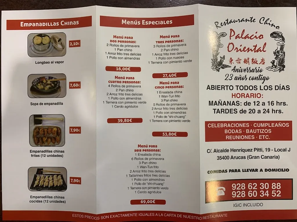 Menu_Restaurante Arucas Palacio Oriental_Arucas_image_2