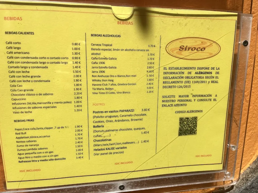 Menu_Cafetería Siroco_Arucas_image_1