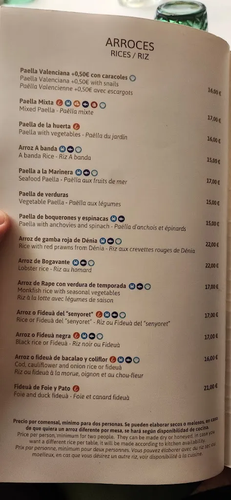 Menu_Restaurante La Senia_Denia_immagine_1
