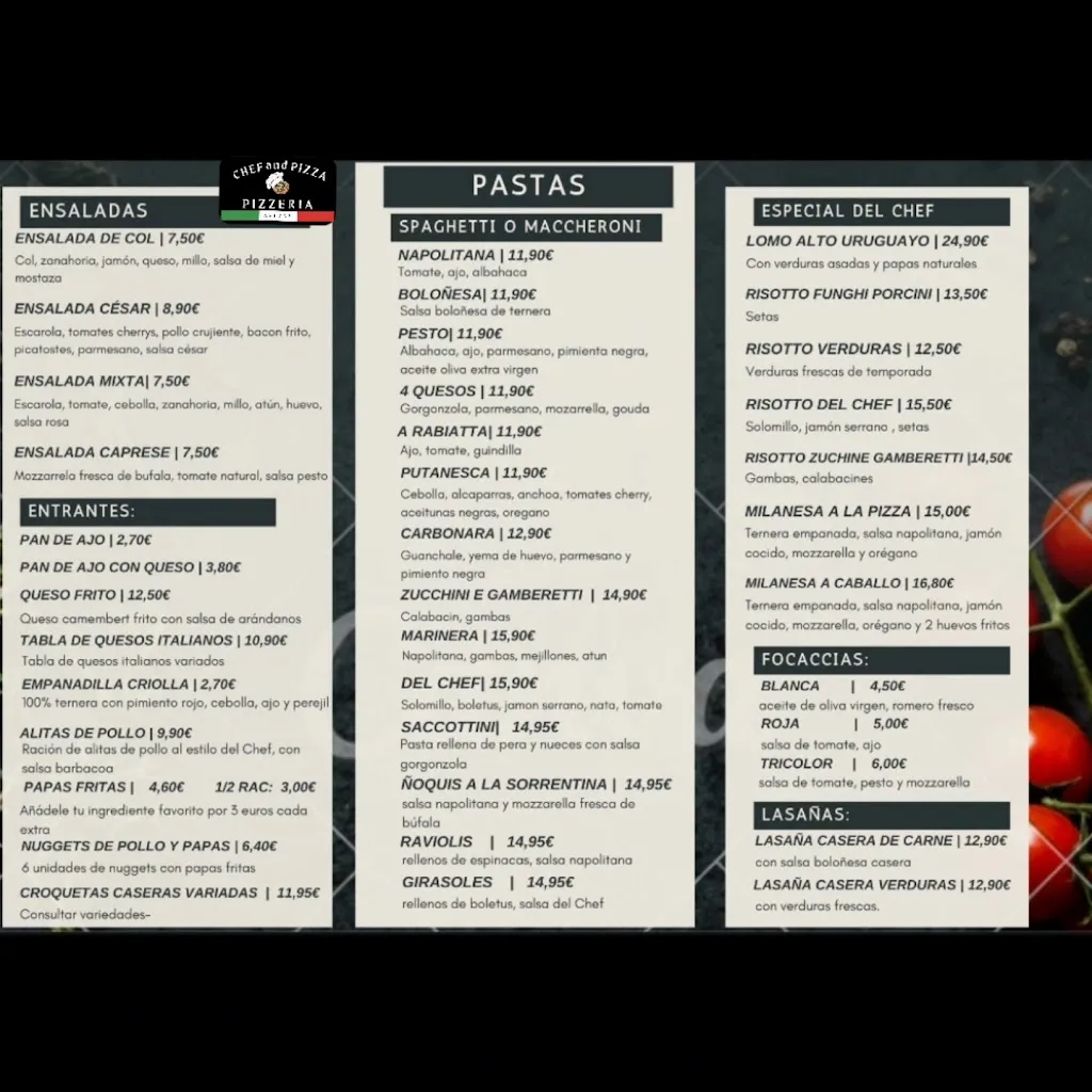 Menu_Chef and Pizza Arucas_Arucas_image_3