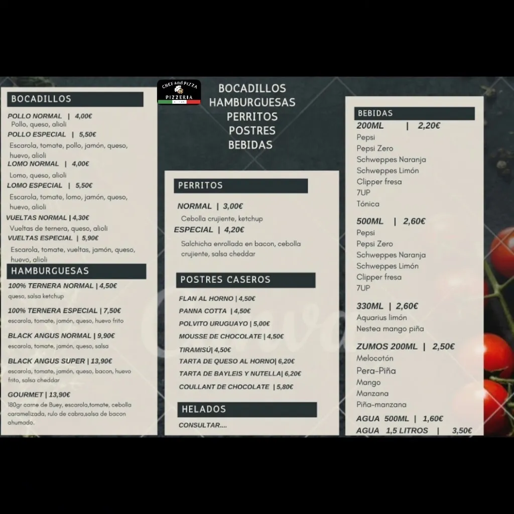 Menu_Chef and Pizza Arucas_Arucas_image_4