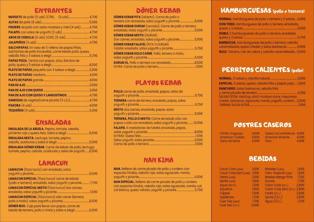 Menu_El kebab de Toqir_Arucas_image_1