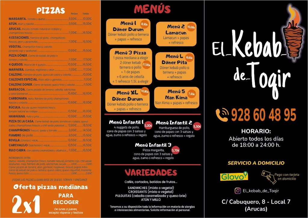 Menu_El kebab de Toqir_Arucas_image_2