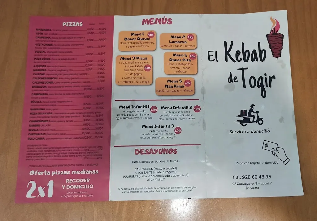Menu_El kebab de Toqir_Arucas_image_4
