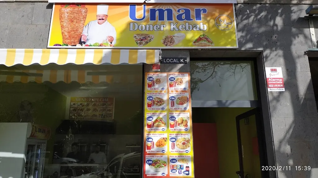 Umar Doner Kebab restaurant in Arucas