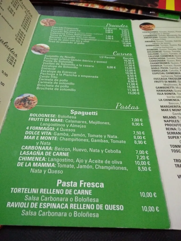 Menu_La Chimenea, Restaurante Y Pizzeria_Arucas_image_4