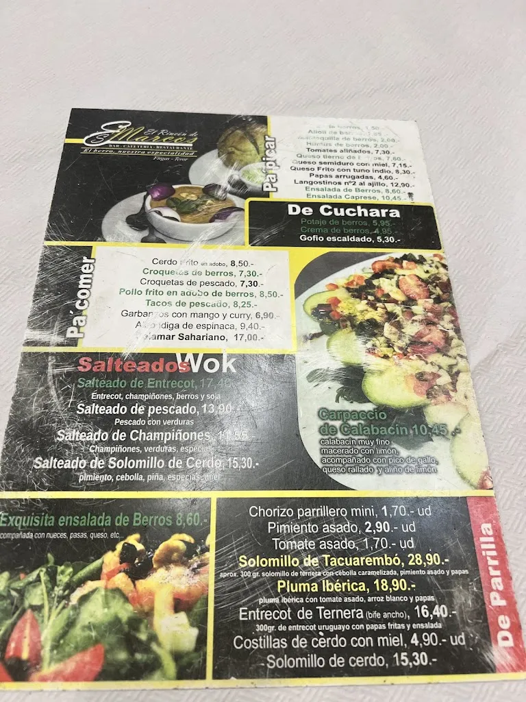 Menu_El Rincon de Marcos, Firgas_Arucas_image_4