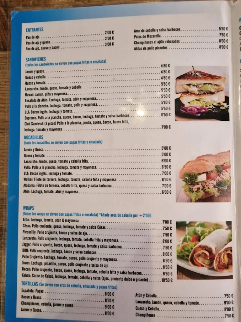 Menu_Restaurante La toscana costa Teguise_Costa Teguise_image_1