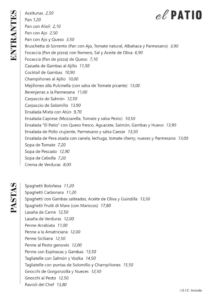 Menu_El Patio Restaurante_Costa Teguise_image_2