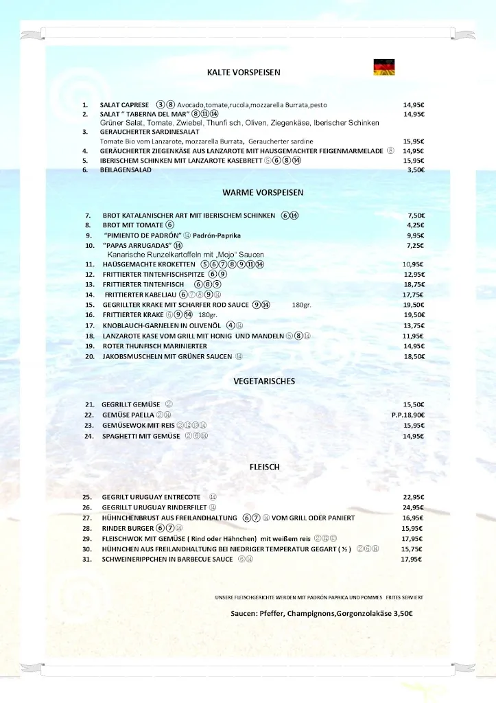 Menu_La Taberna Del Mar_Costa Teguise_image_1