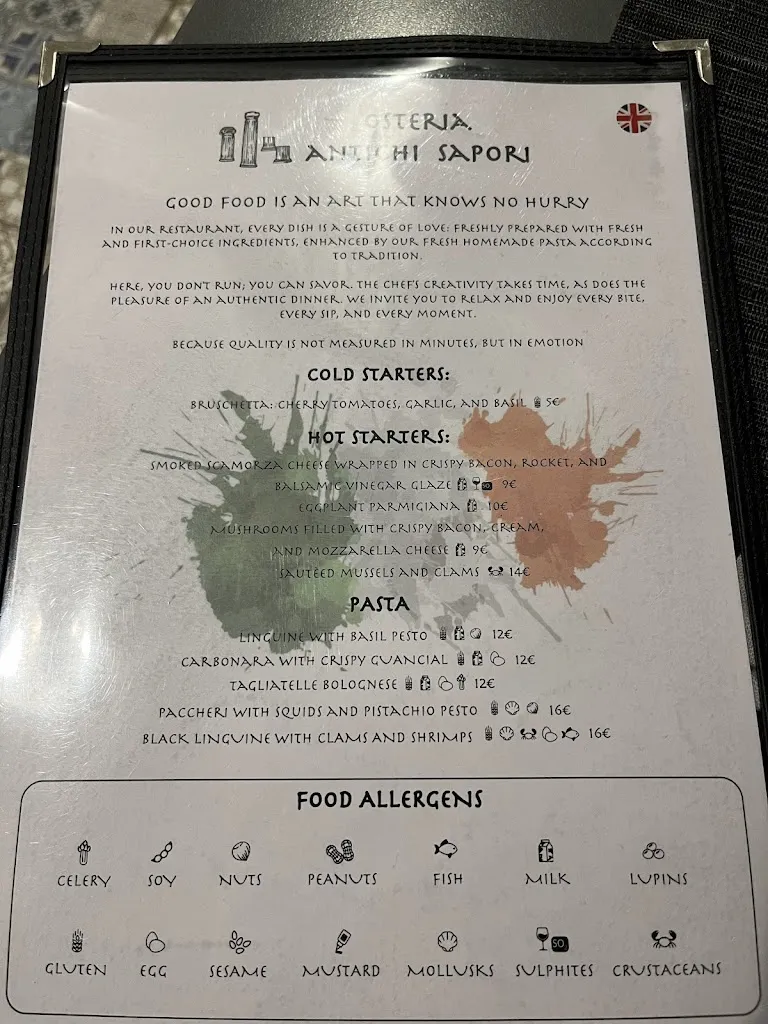 Menu_Osteria Antichi Sapori_Costa Teguise_image_1